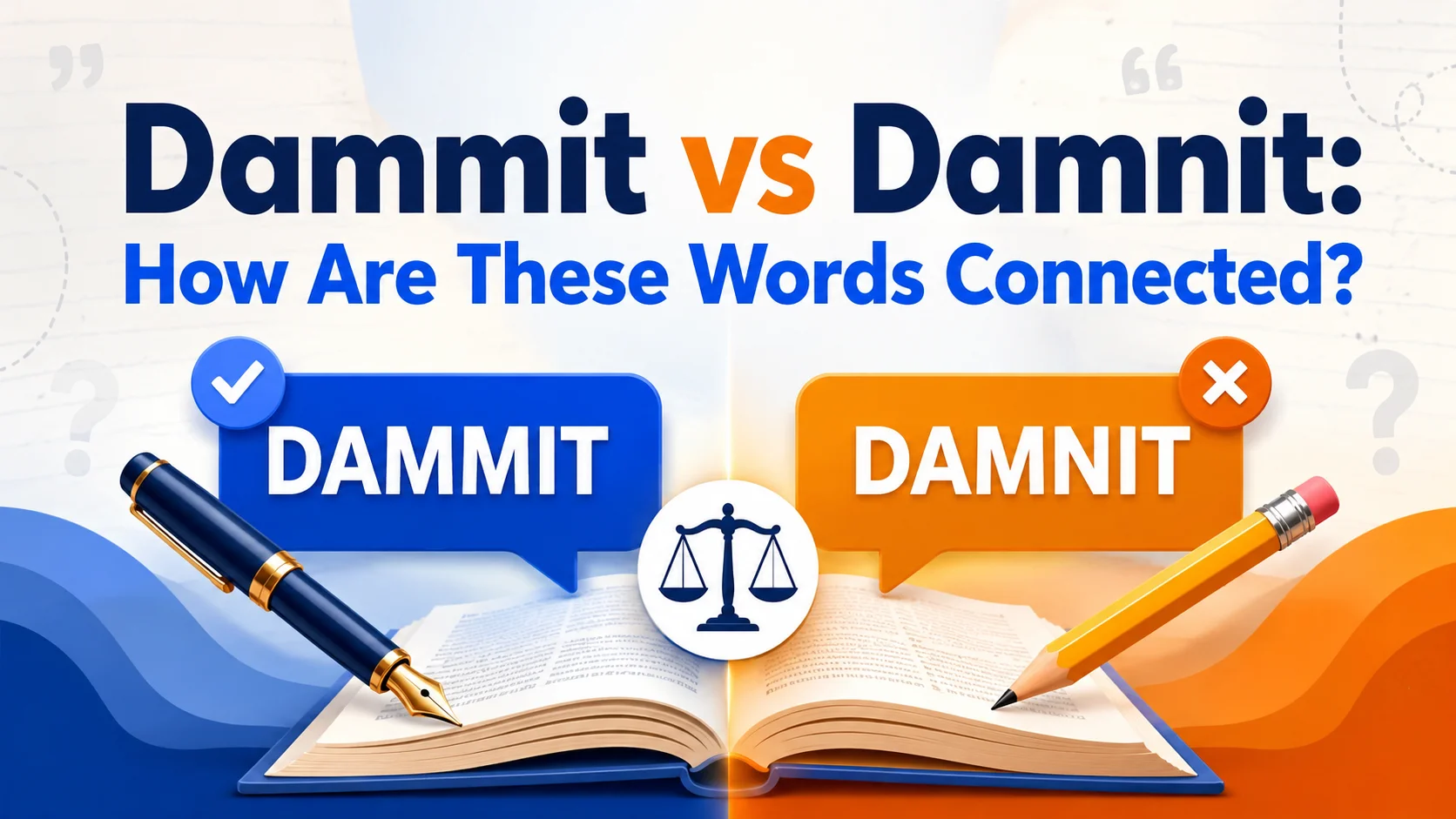 Dammit vs Damnit: How Are These Words Connected?