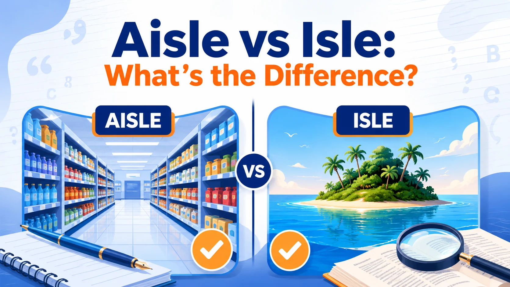 Aisle vs. Isle: What’s the Difference?