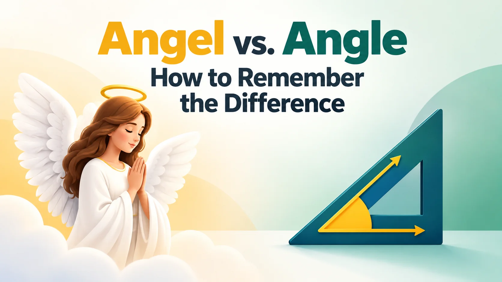Angel vs. Angle – How to Remember the Difference