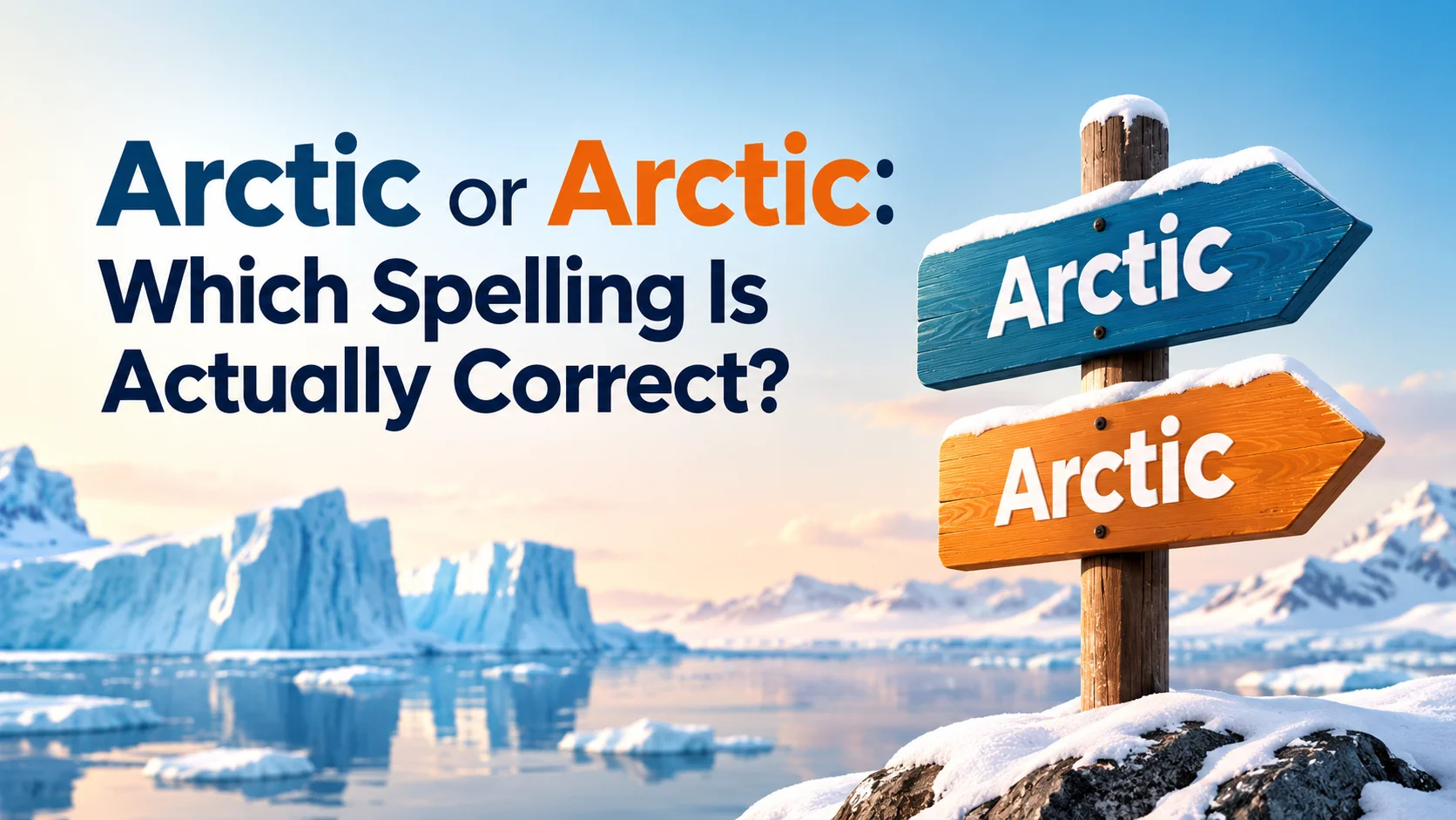 Arctic or Arctic: Which Spelling Is Actually Correct? 2026