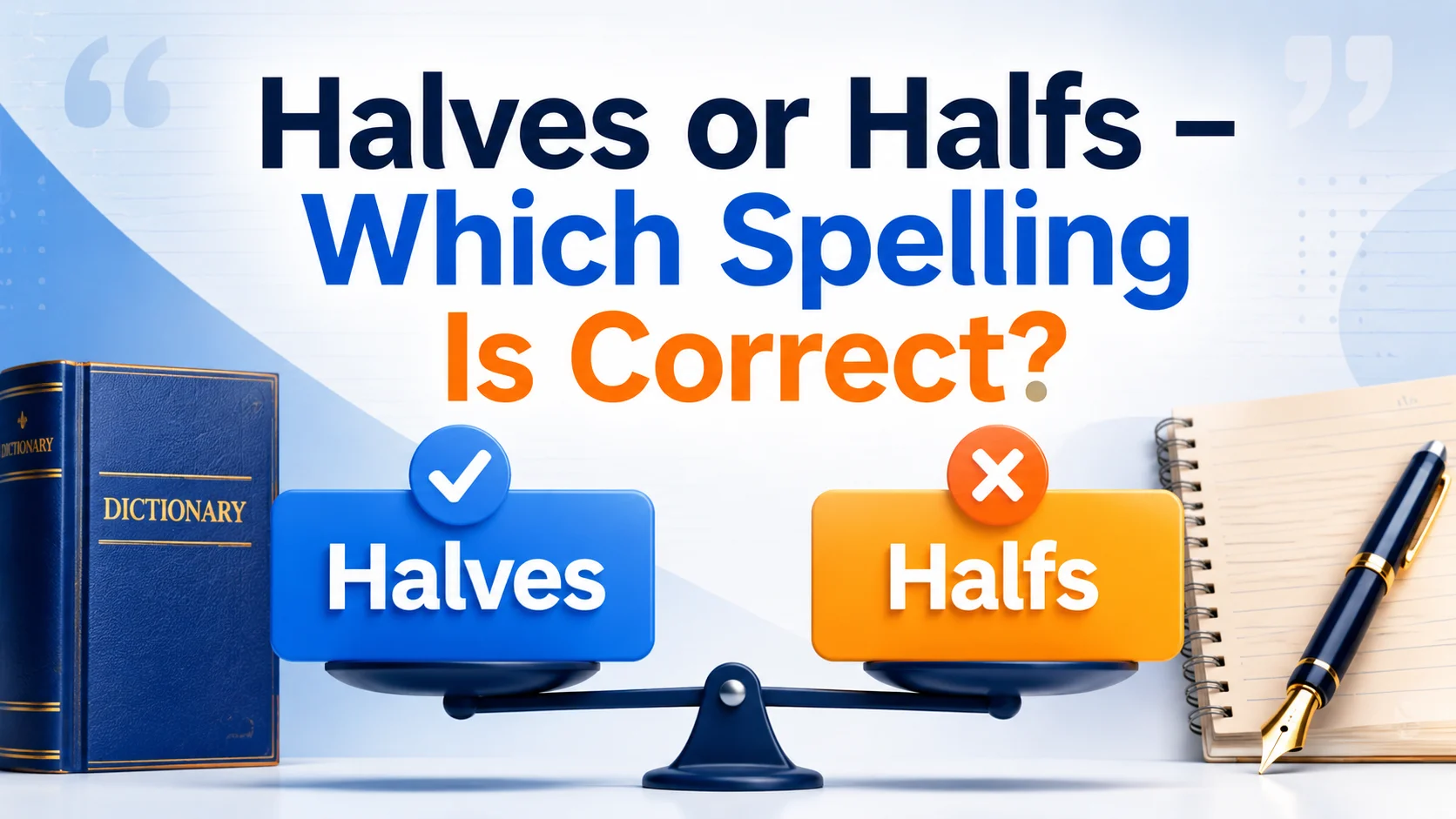 Halves or Halfs – Which Spelling Is Correct?