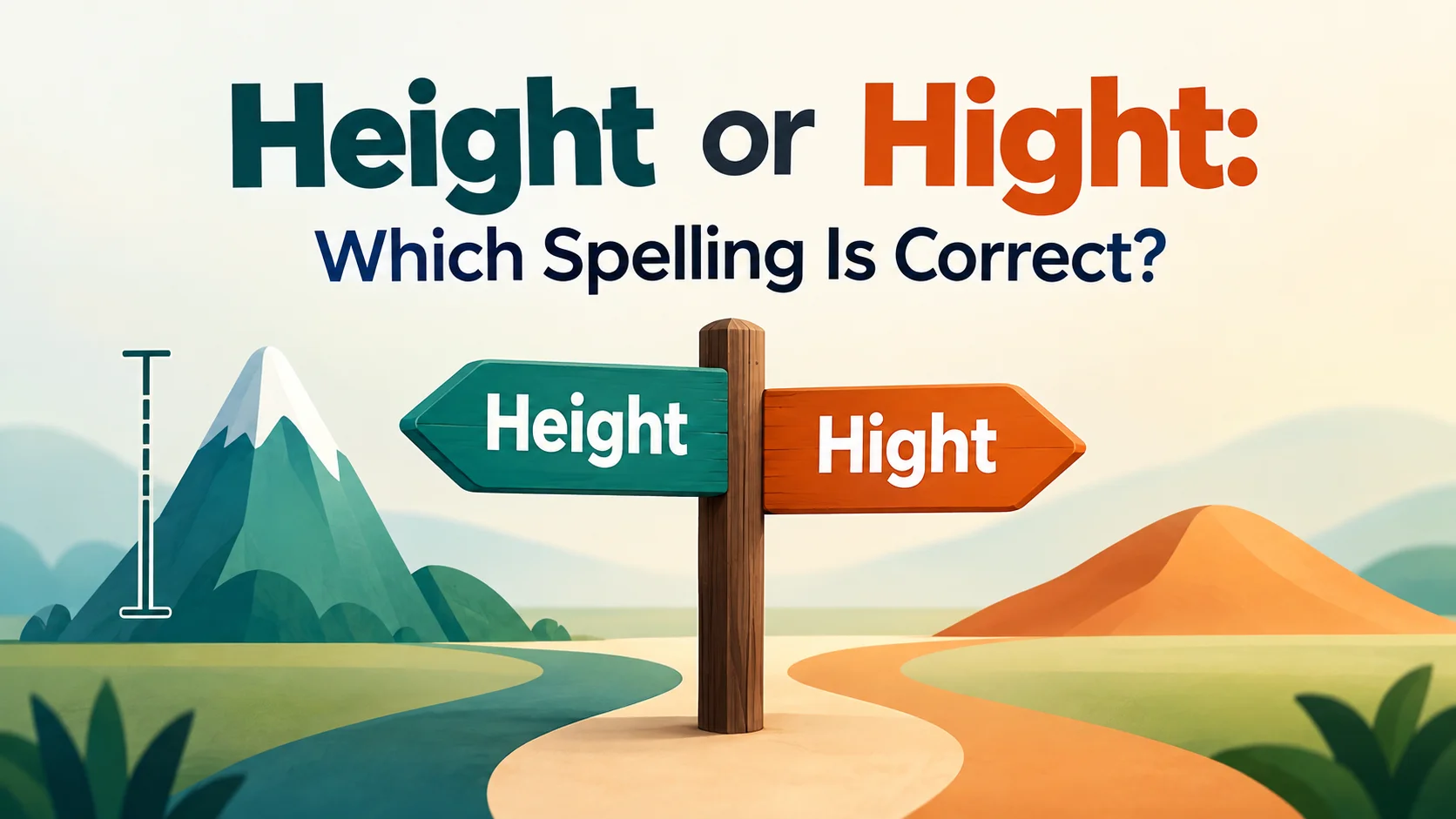 Height or Hight: Which Spelling Is Correct? Complete Guide