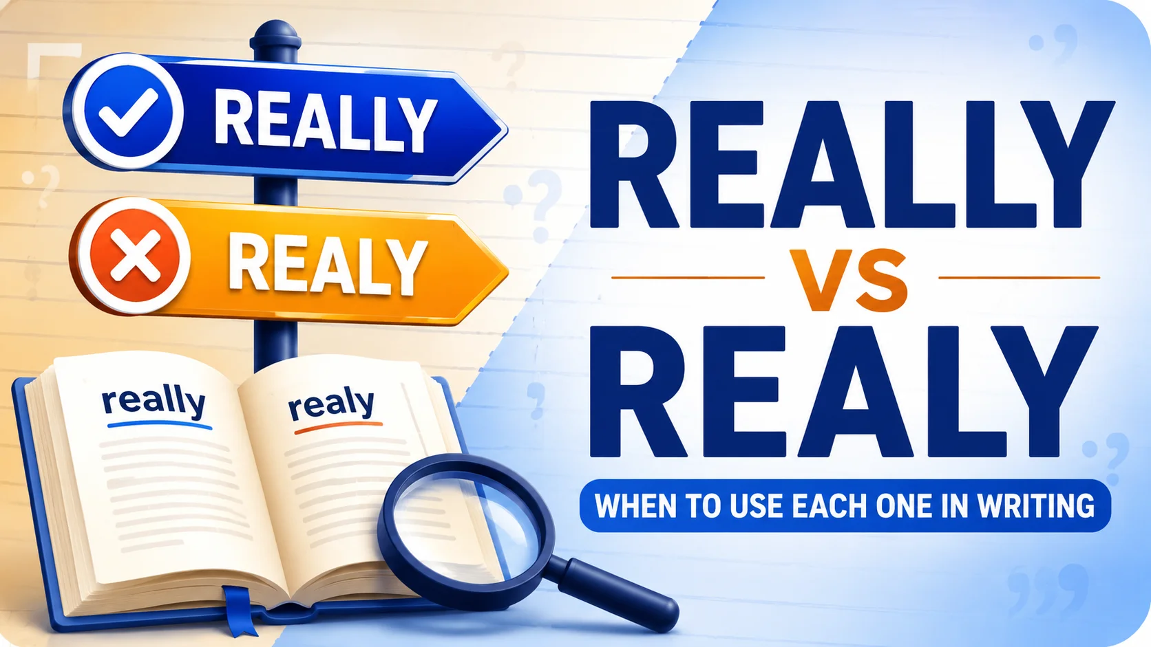 Really vs Realy: When To Use Each One In Writing?