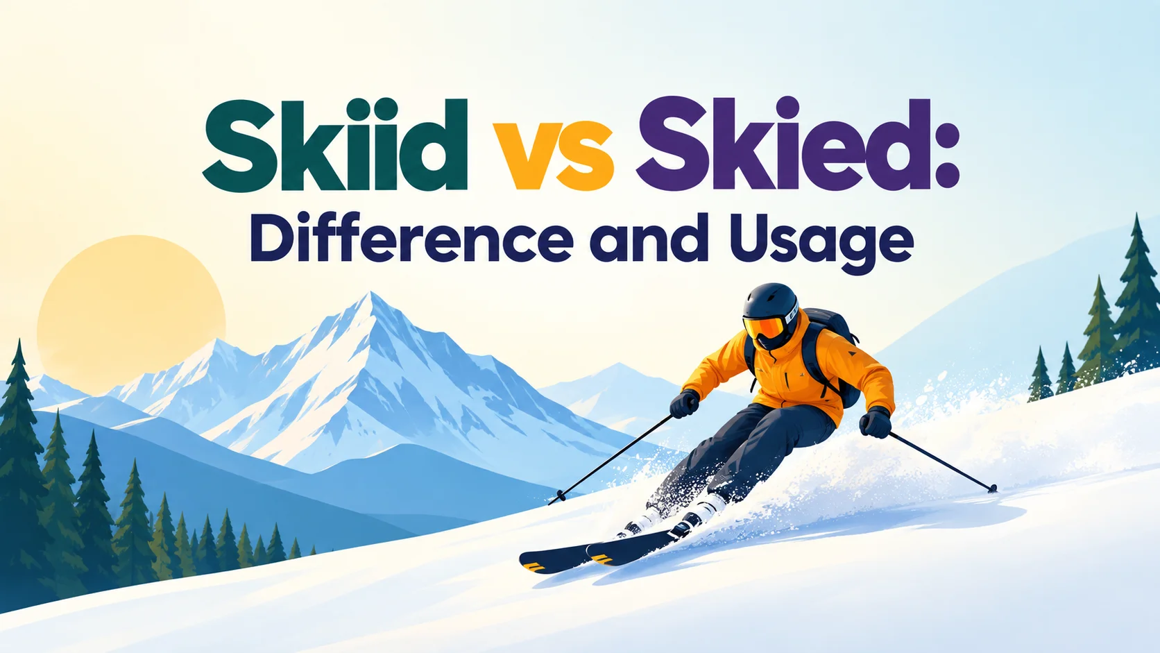 Skiid vs Skied: Difference and Usage