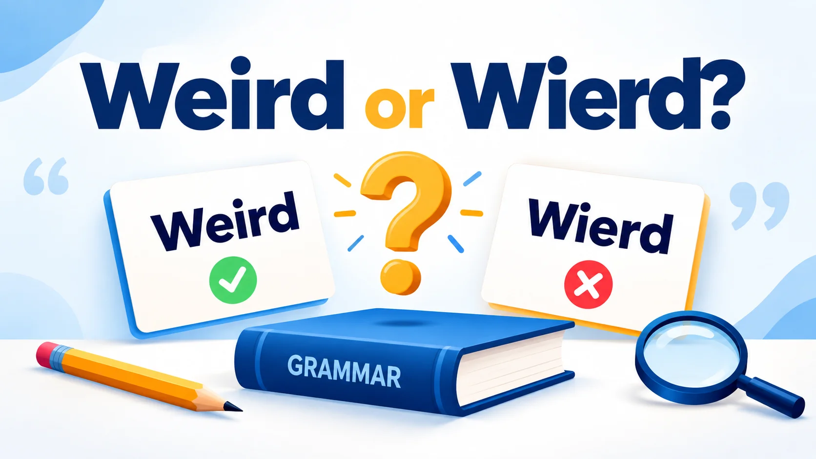 Weird or Wierd: Which Spelling Is Correct?