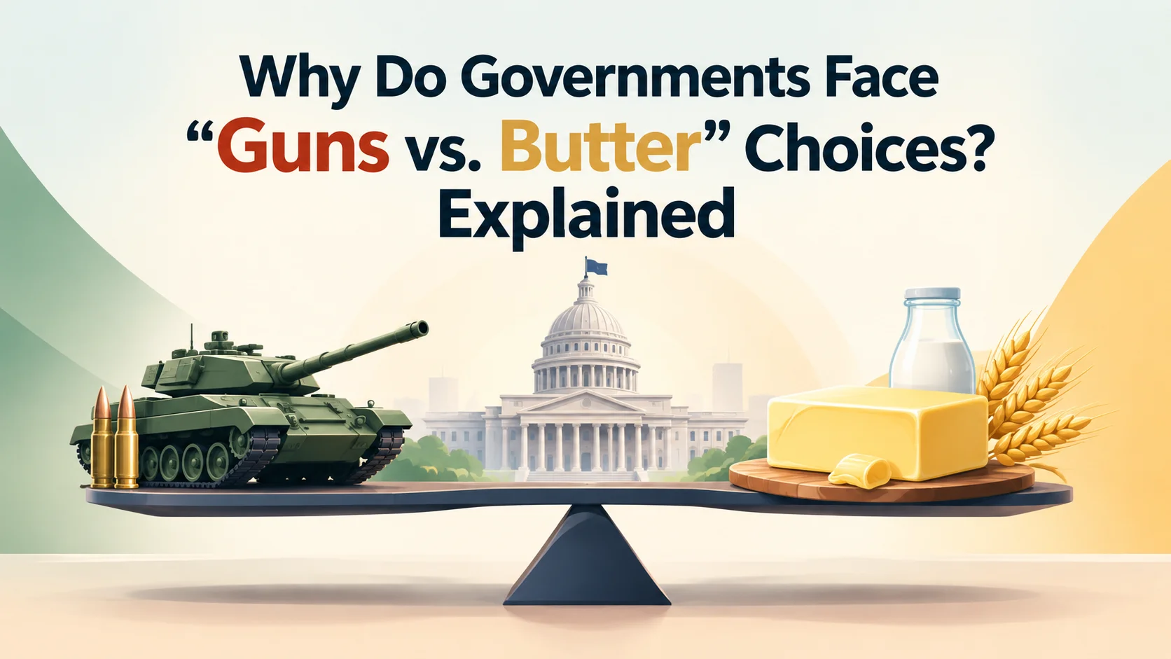 Why Do Governments Face “Guns vs. Butter” Choices? Explained