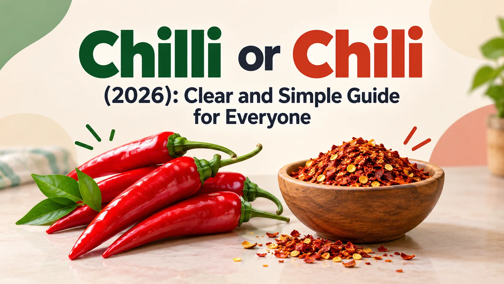 Chilli or Chili (2026): Clear and Simple Guide for Everyone