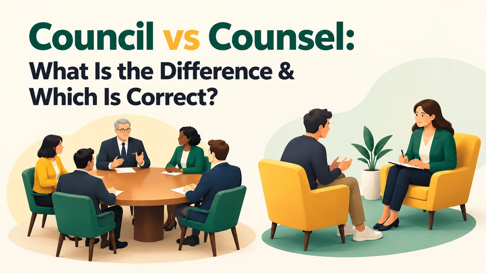 Council vs Counsel: What Is the Difference & Which Is Correct?