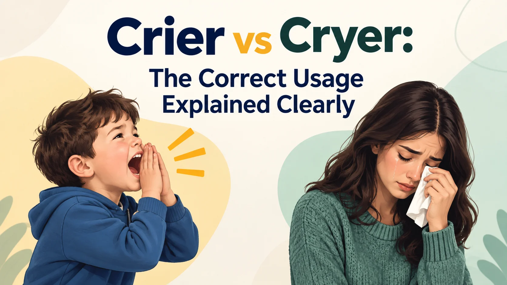 Crier vs Cryer: The Correct Usage Explained Clearly