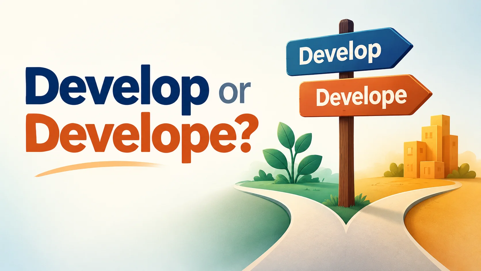 Develop or Develope? The Spelling Mistake That Looks Correct