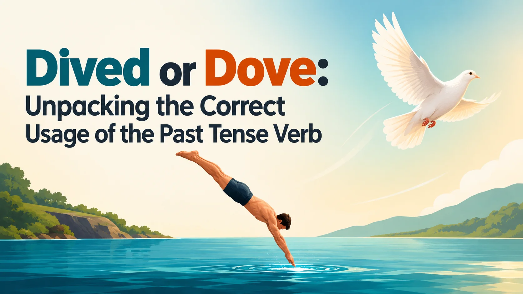Dived or Dove: Unpacking the Correct Usage of the Past Tense Verb