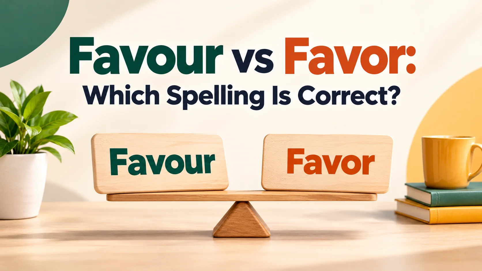 Favour vs Favor: Which Spelling Is Correct?