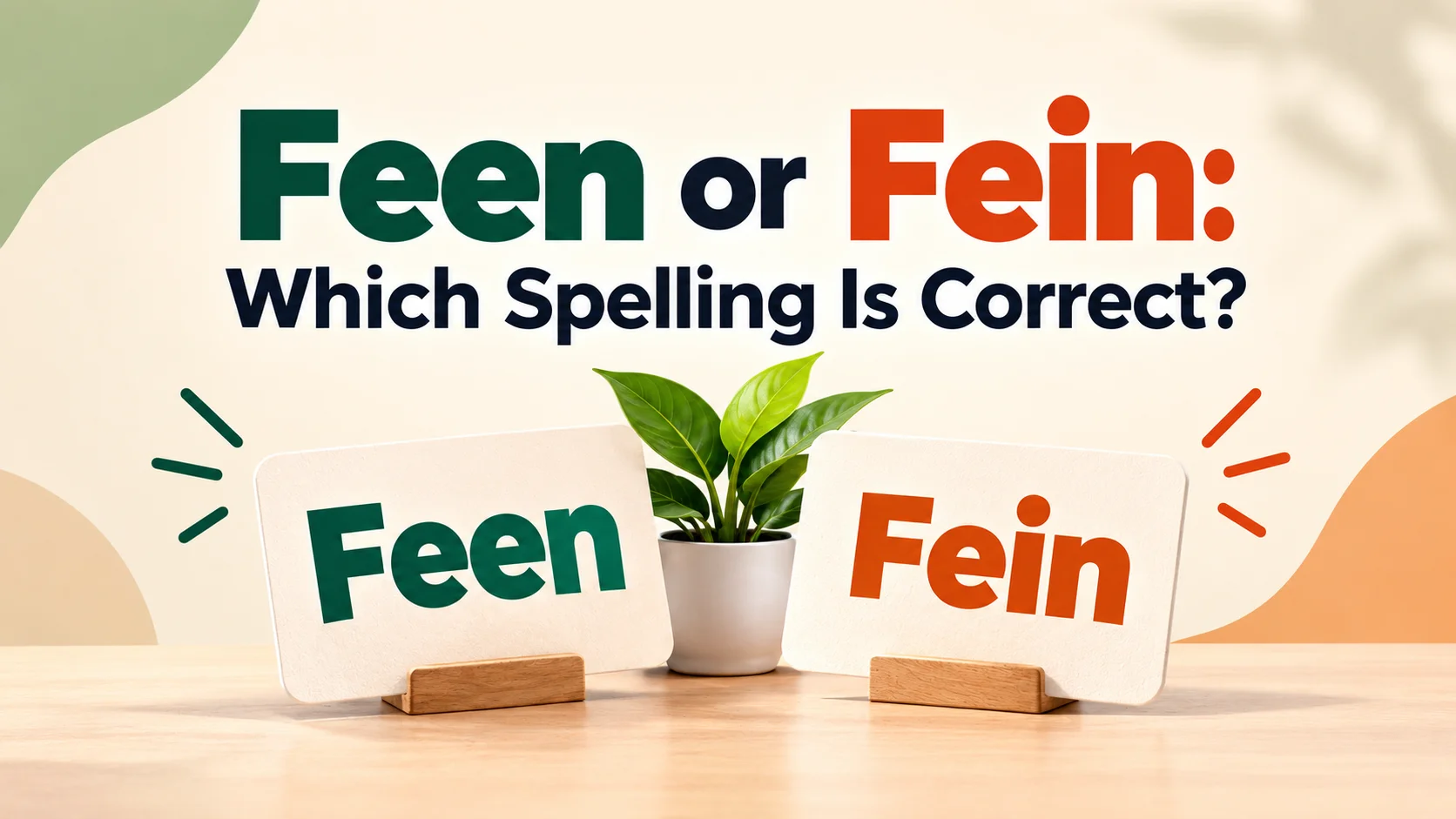 Feen or Fein: Which Spelling Is Correct?