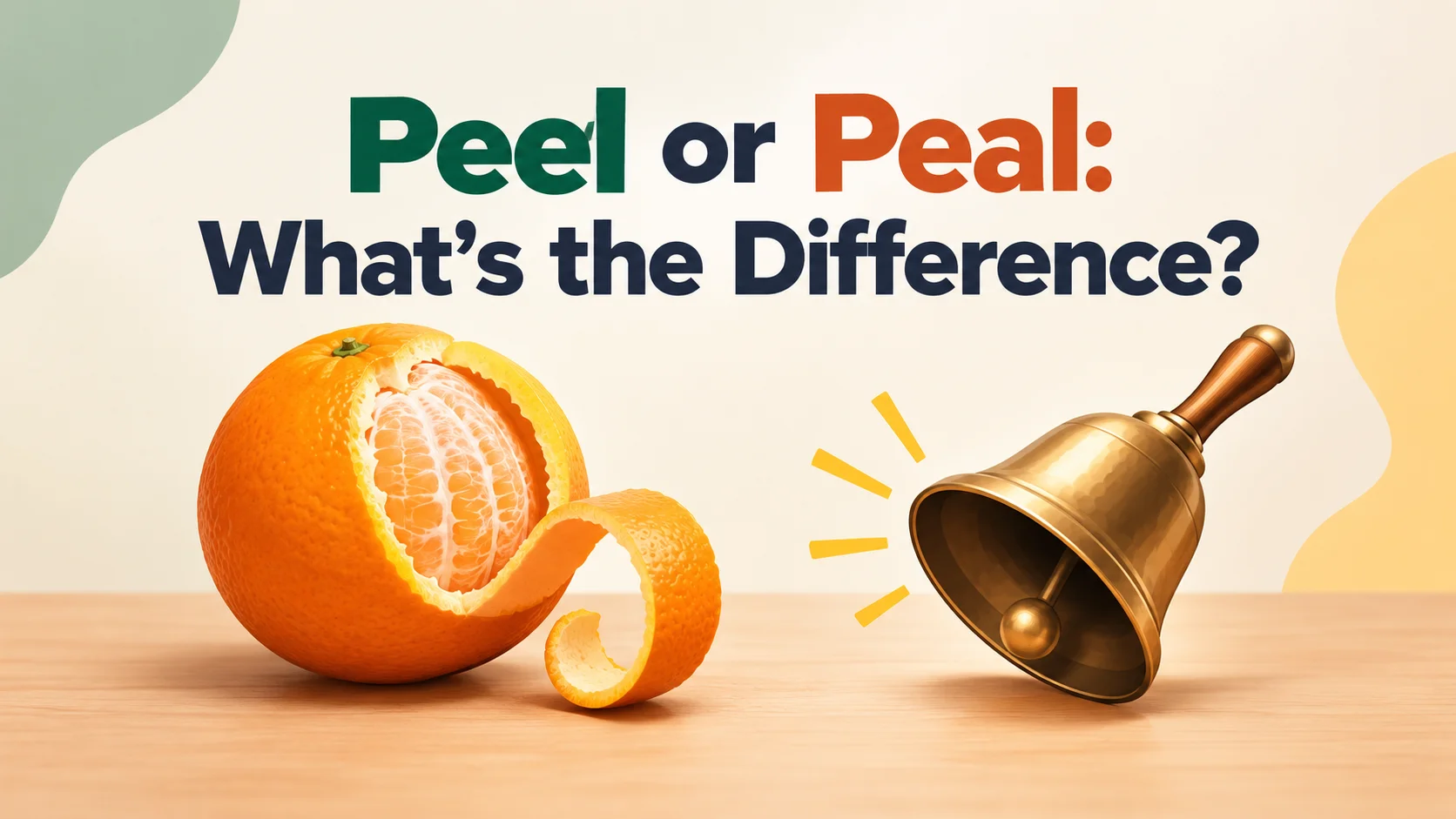 Peel or Peal: What’s the Difference?