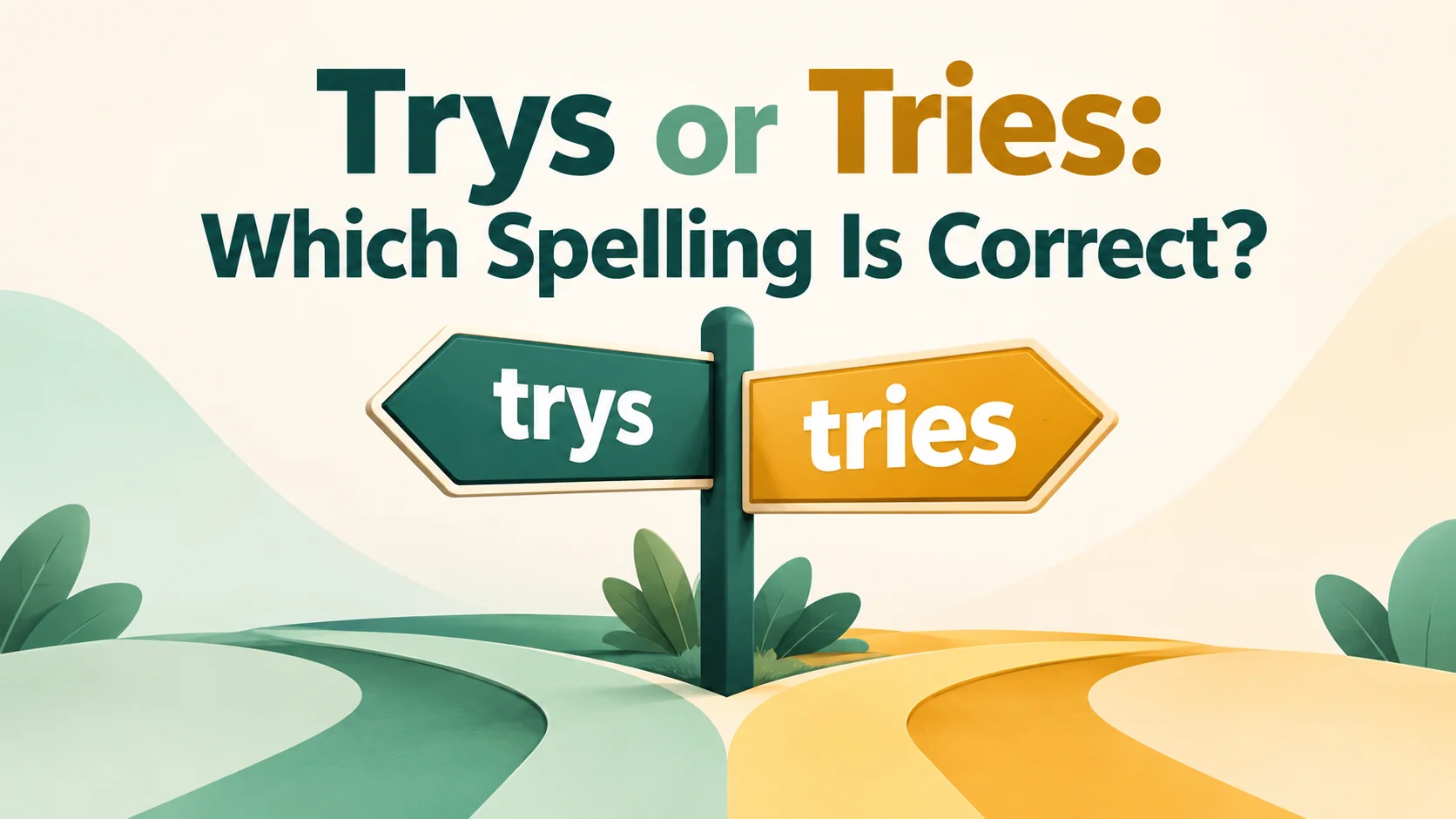 Trys or Tries: Which Spelling Is Correct?